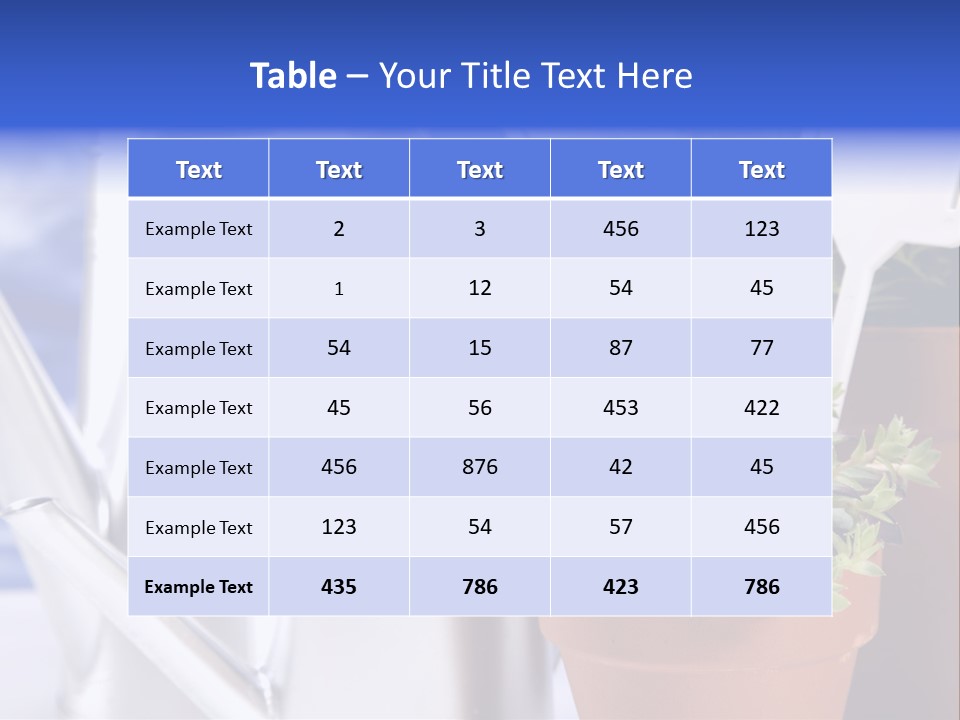 Chart Treasure Market PowerPoint Template