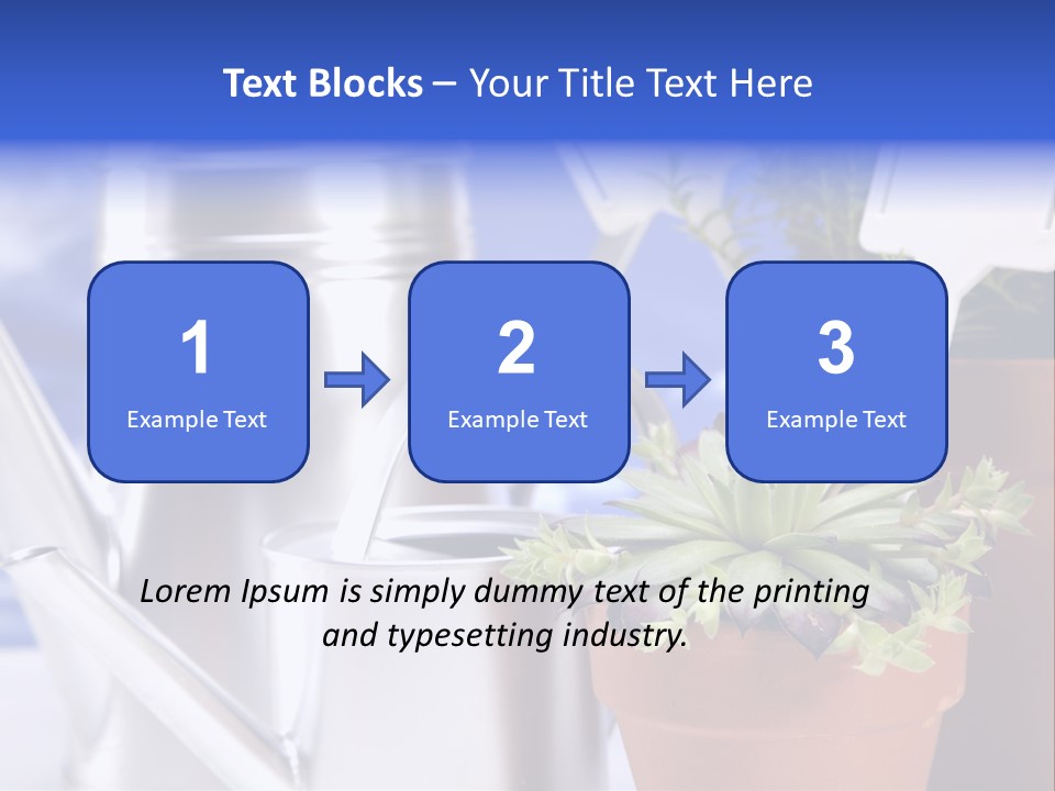 Chart Treasure Market PowerPoint Template