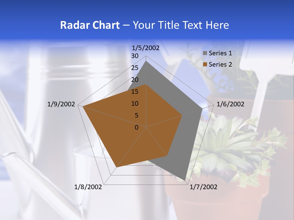 Chart Treasure Market PowerPoint Template