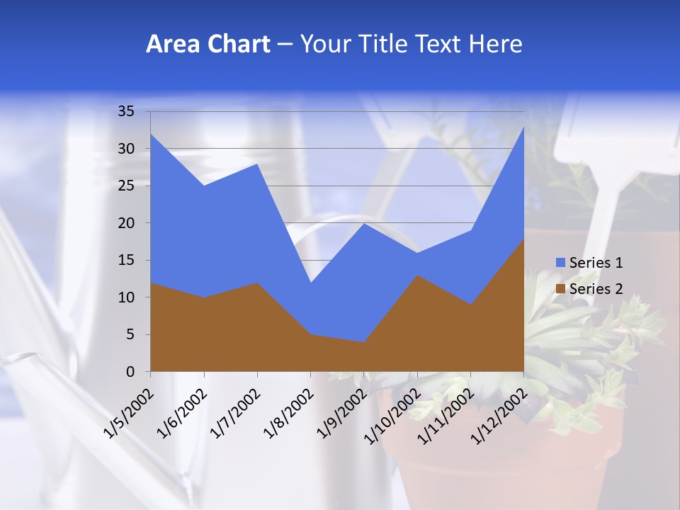 Chart Treasure Market PowerPoint Template