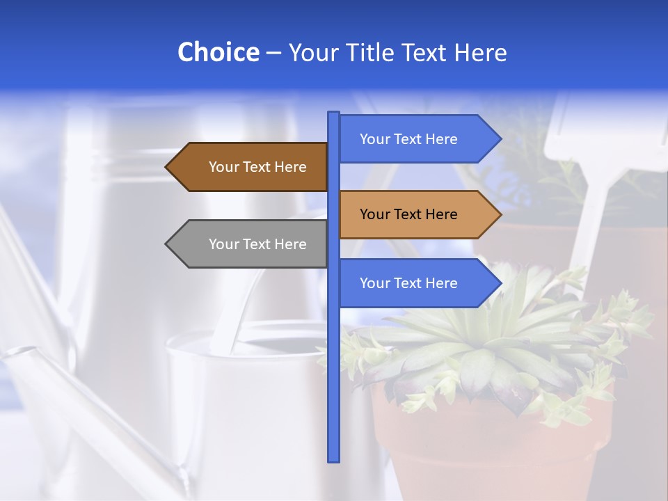 Chart Treasure Market PowerPoint Template