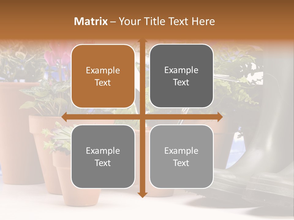 Gold Symbol Care PowerPoint Template