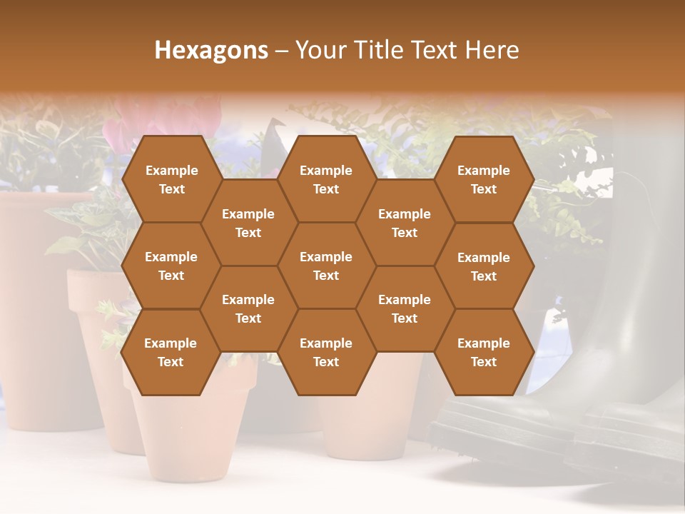 Gold Symbol Care PowerPoint Template