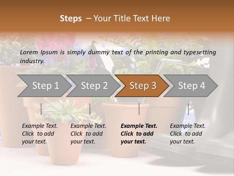 Gold Symbol Care PowerPoint Template