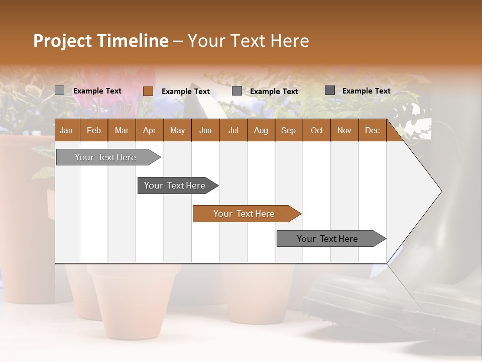 Gold Symbol Care PowerPoint Template
