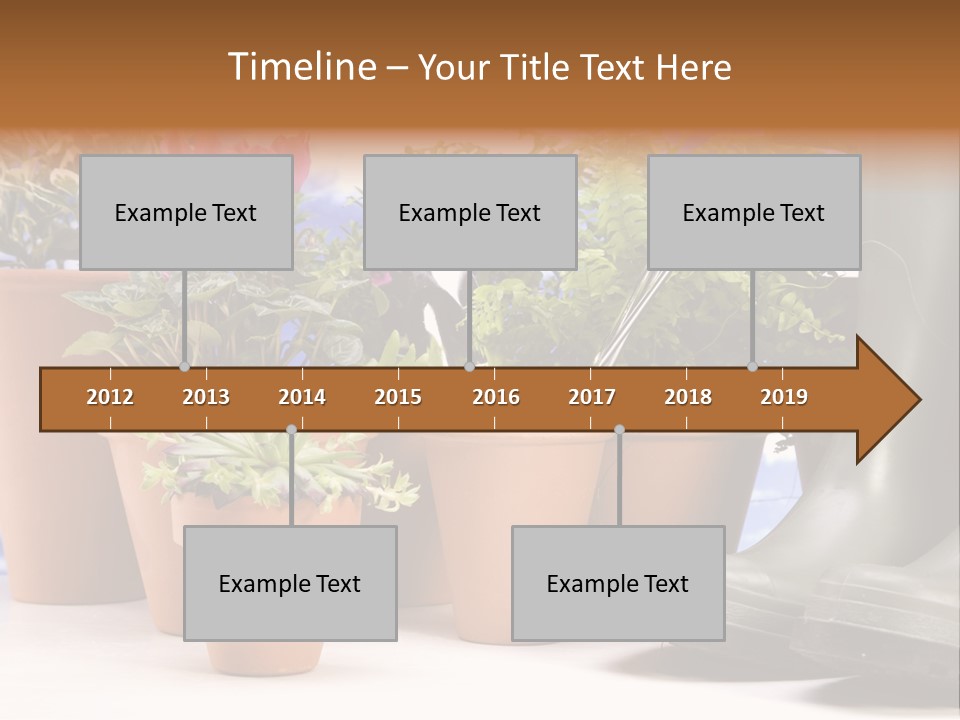 Gold Symbol Care PowerPoint Template