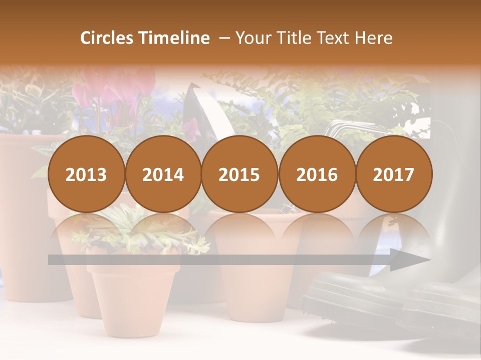 Gold Symbol Care PowerPoint Template