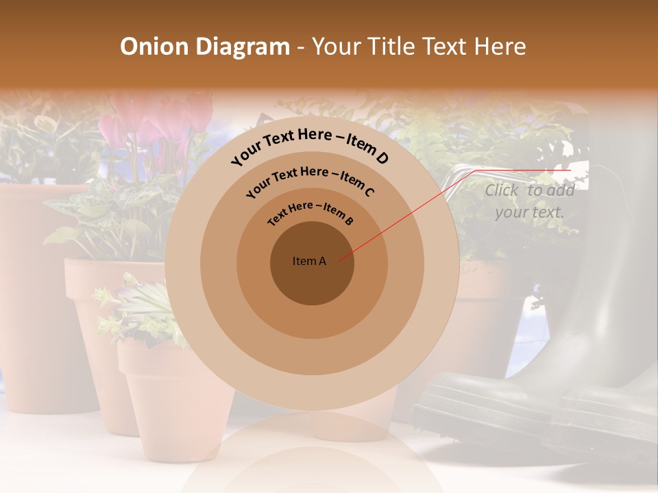 Gold Symbol Care PowerPoint Template