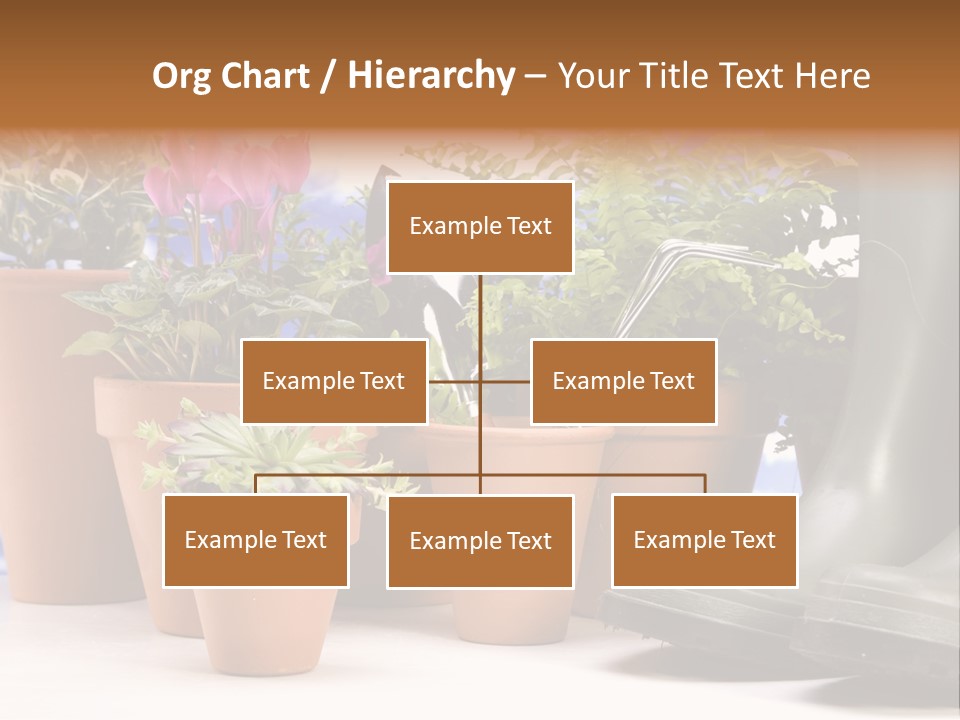 Gold Symbol Care PowerPoint Template