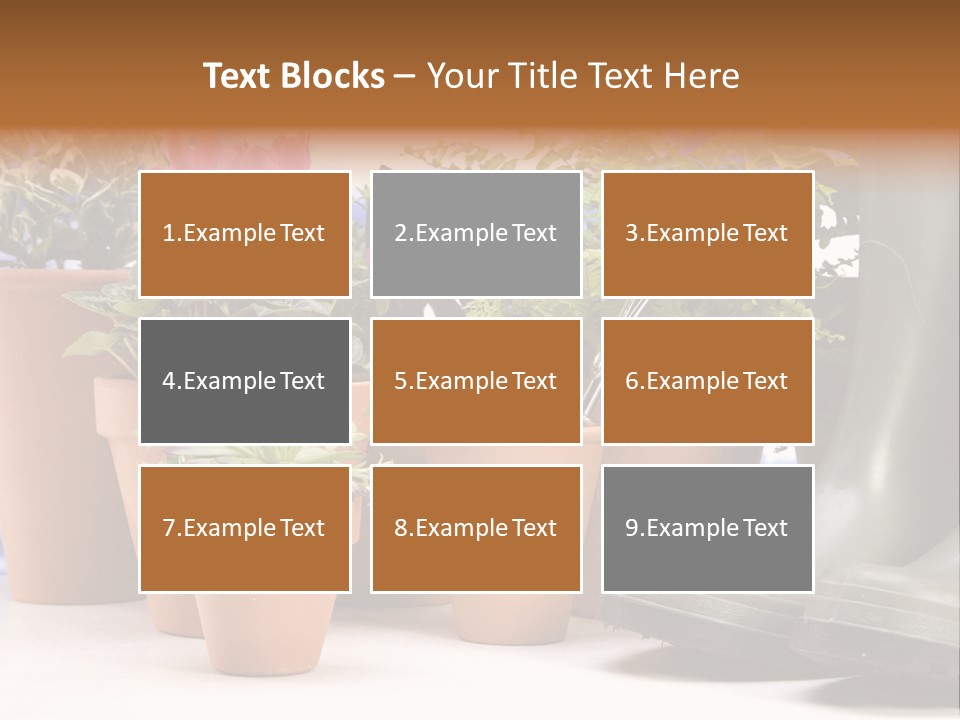 Gold Symbol Care PowerPoint Template