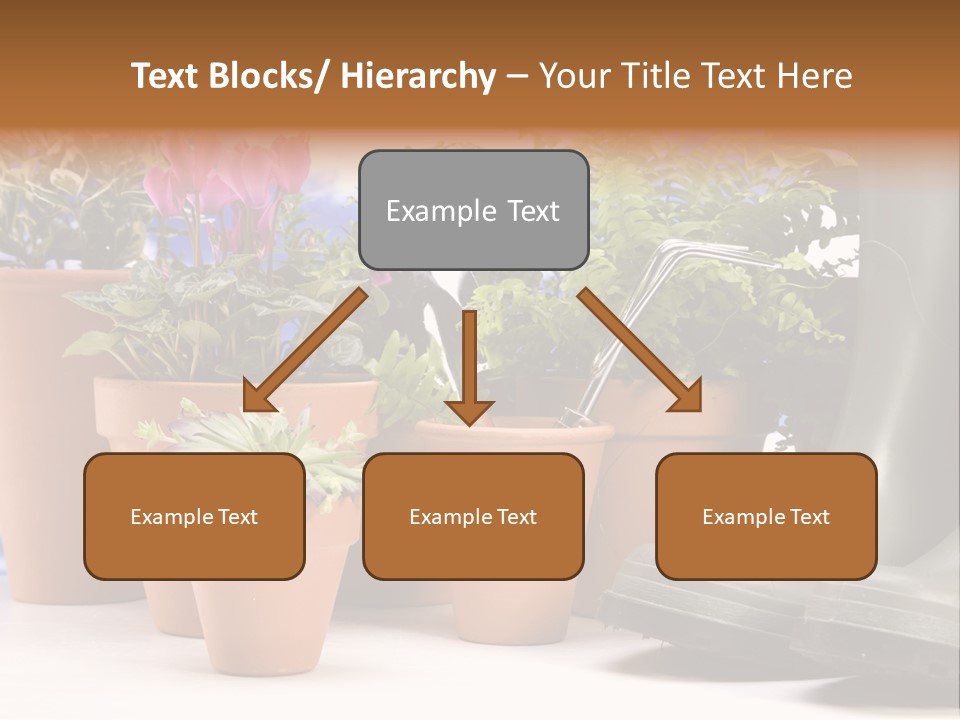 Gold Symbol Care PowerPoint Template