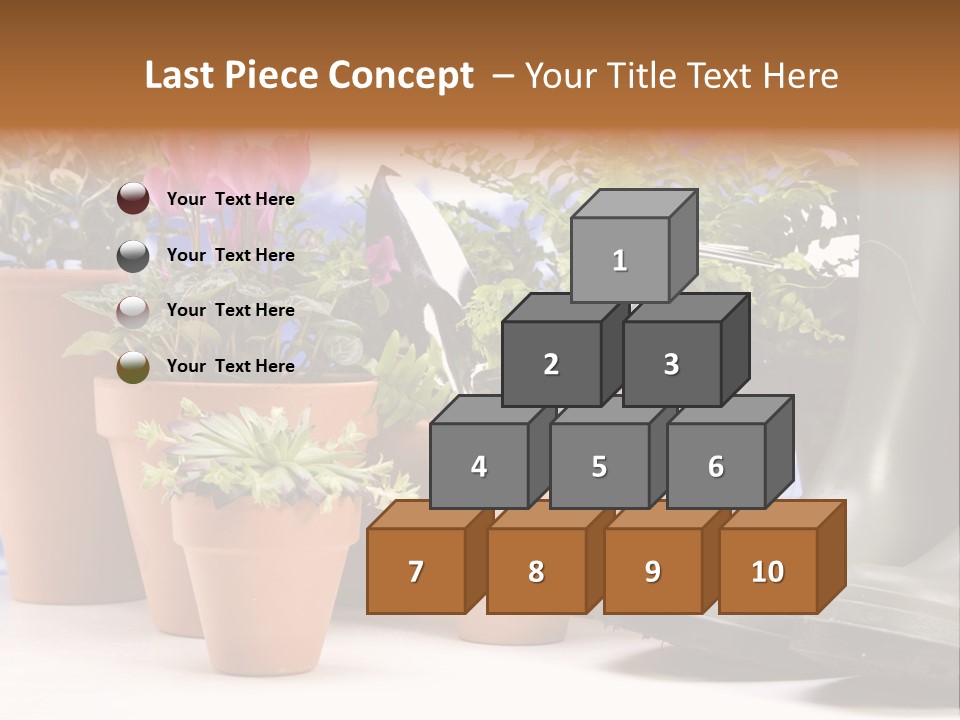 Gold Symbol Care PowerPoint Template