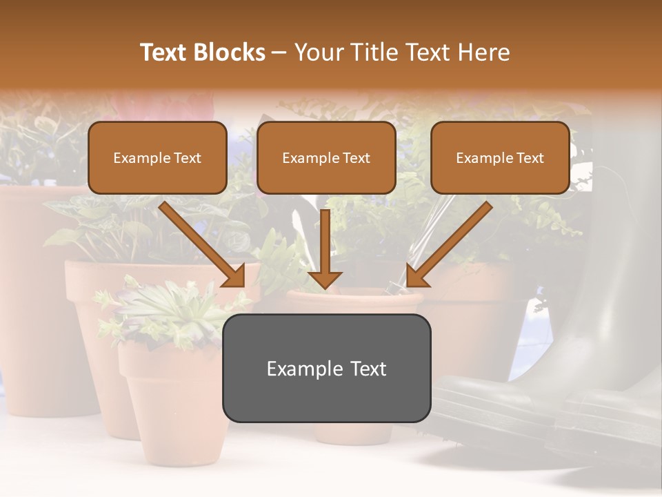 Gold Symbol Care PowerPoint Template