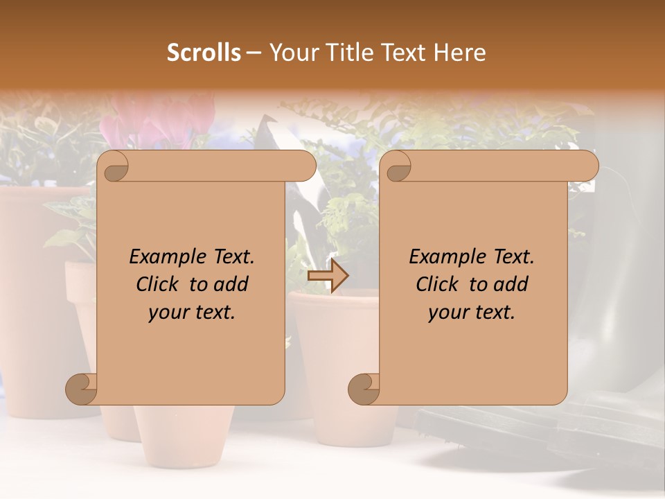 Gold Symbol Care PowerPoint Template