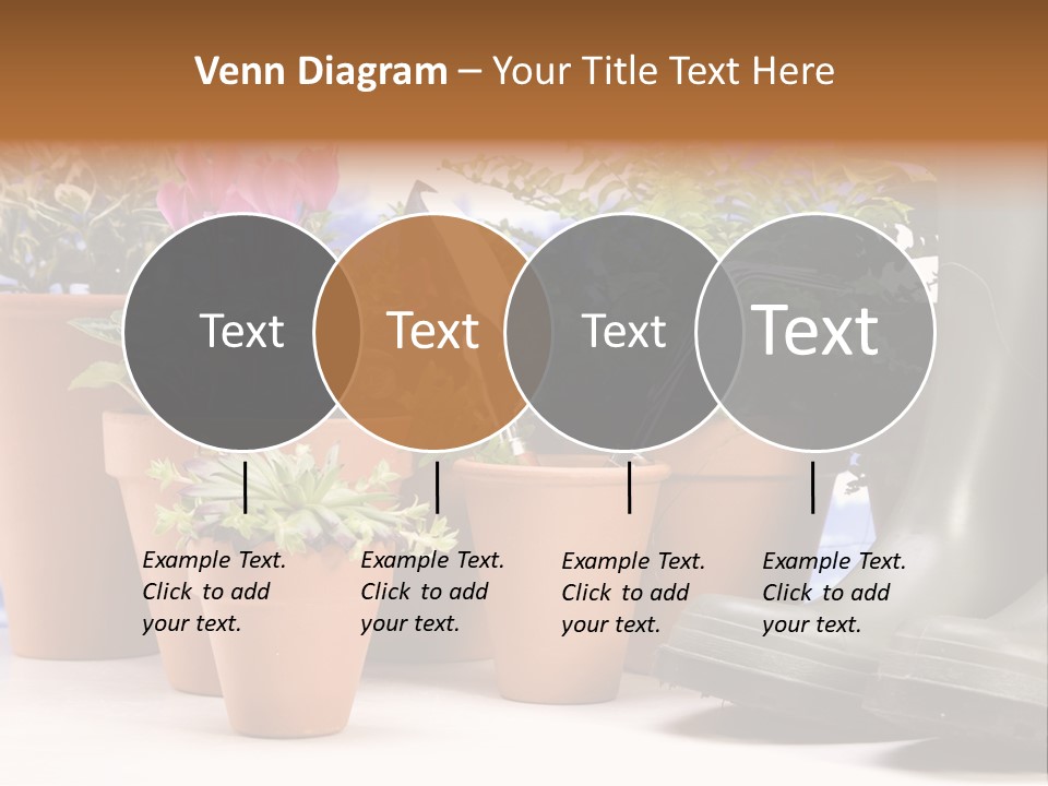 Gold Symbol Care PowerPoint Template