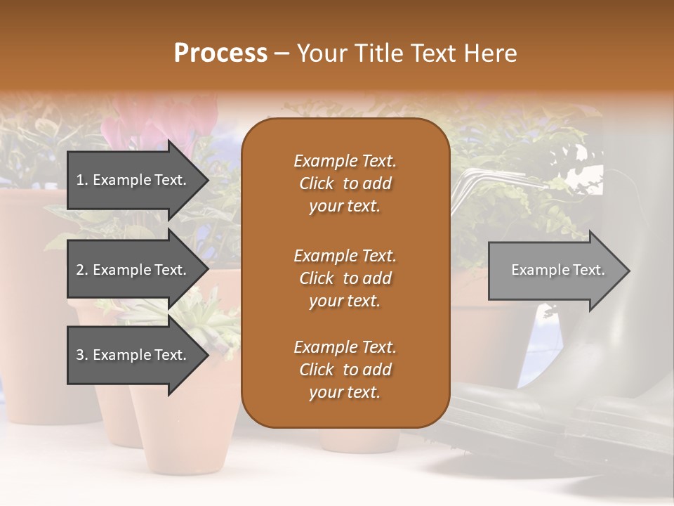 Gold Symbol Care PowerPoint Template