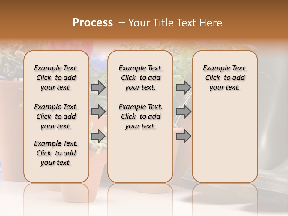 Gold Symbol Care PowerPoint Template