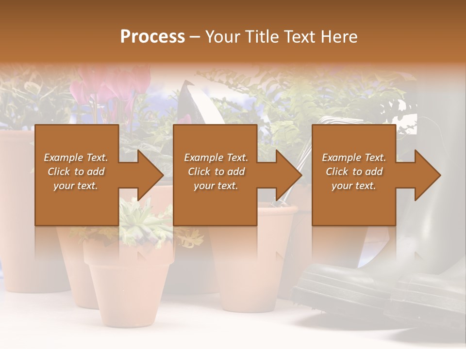 Gold Symbol Care PowerPoint Template