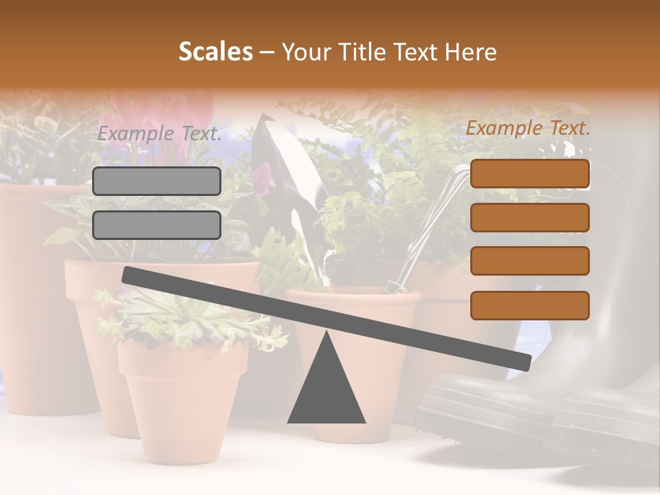 Gold Symbol Care PowerPoint Template