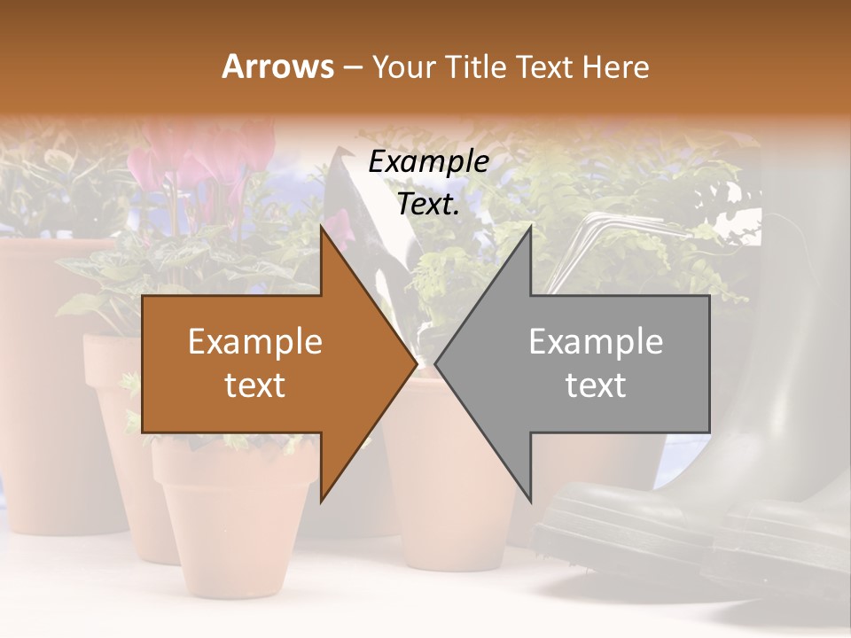 Gold Symbol Care PowerPoint Template
