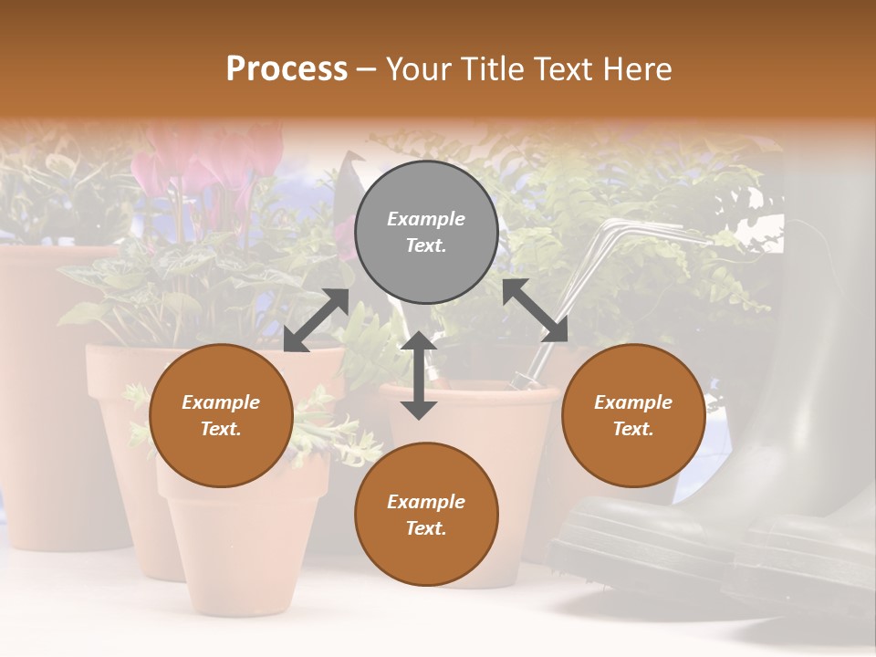 Gold Symbol Care PowerPoint Template