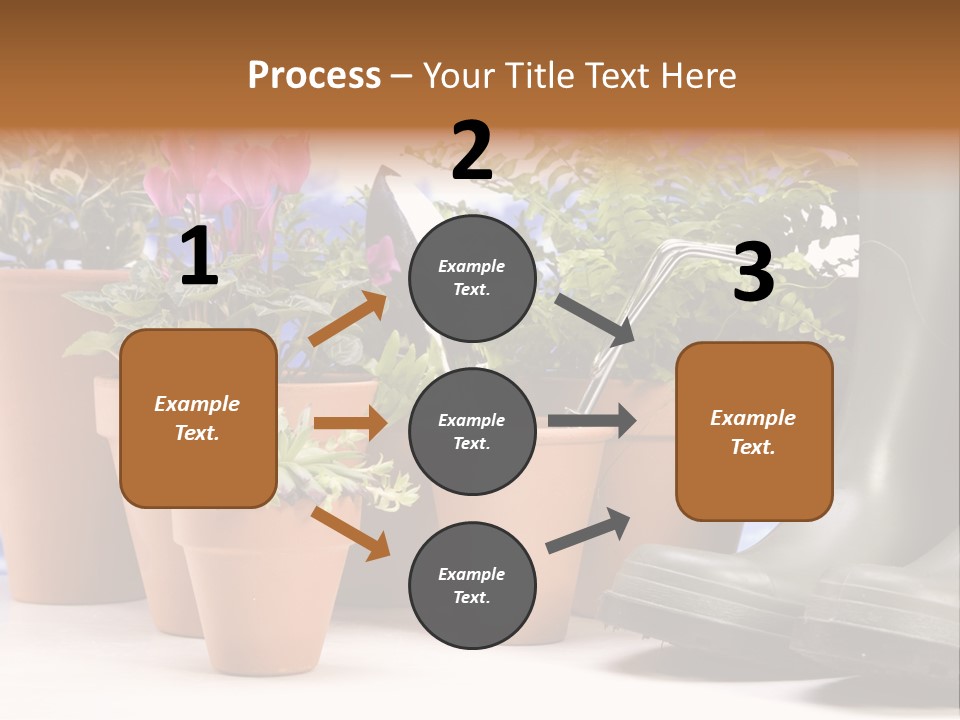 Gold Symbol Care PowerPoint Template