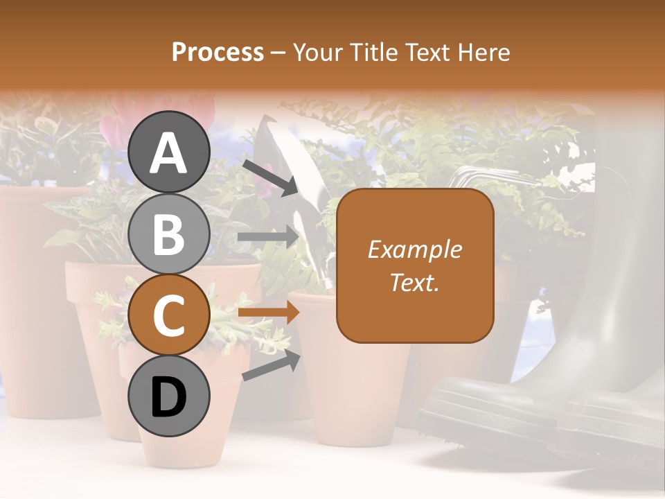 Gold Symbol Care PowerPoint Template