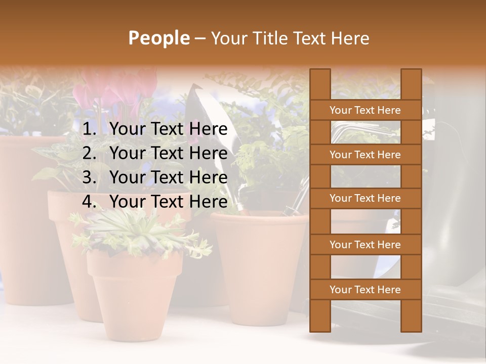 Gold Symbol Care PowerPoint Template