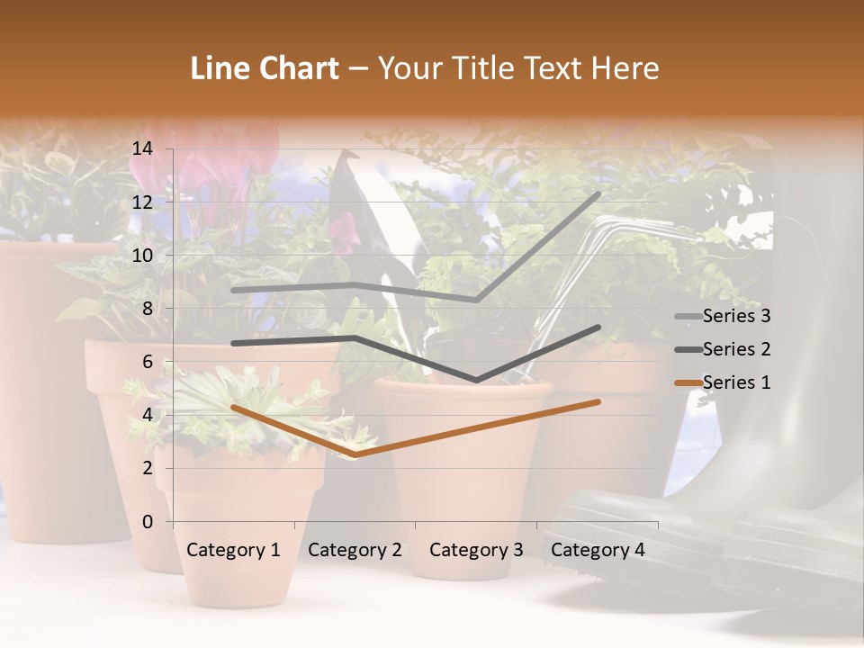 Gold Symbol Care PowerPoint Template