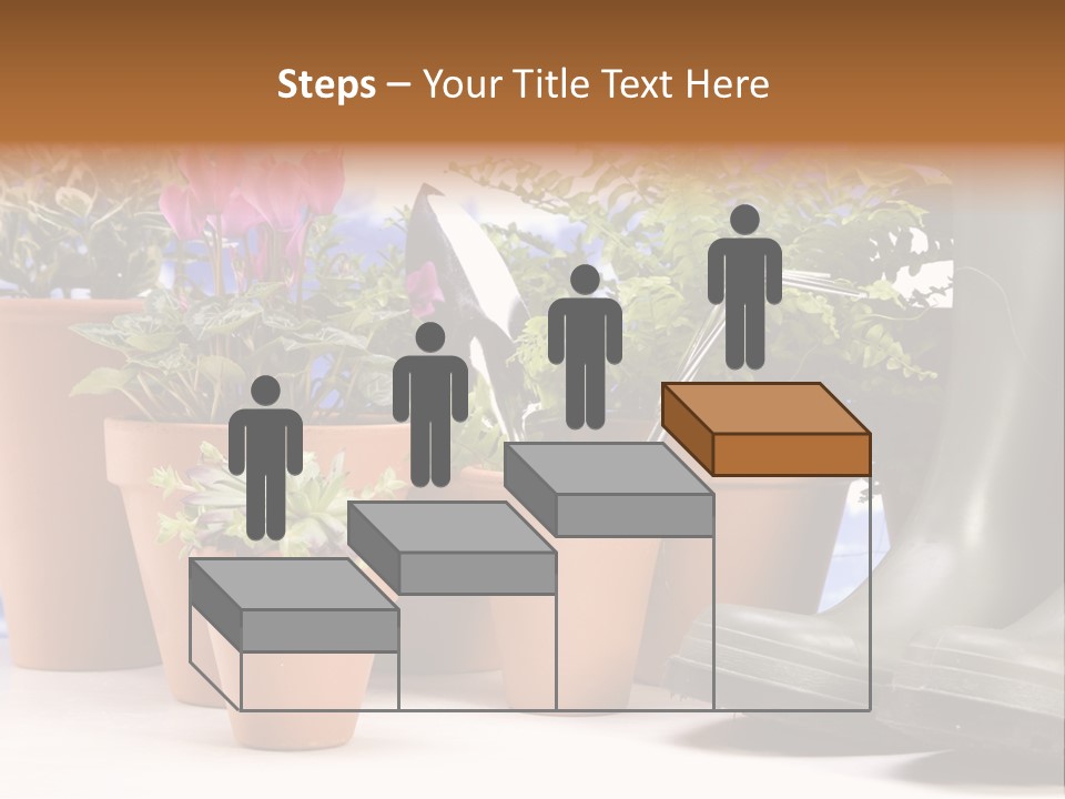 Gold Symbol Care PowerPoint Template