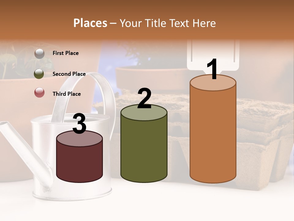 Symbol Gain Market PowerPoint Template