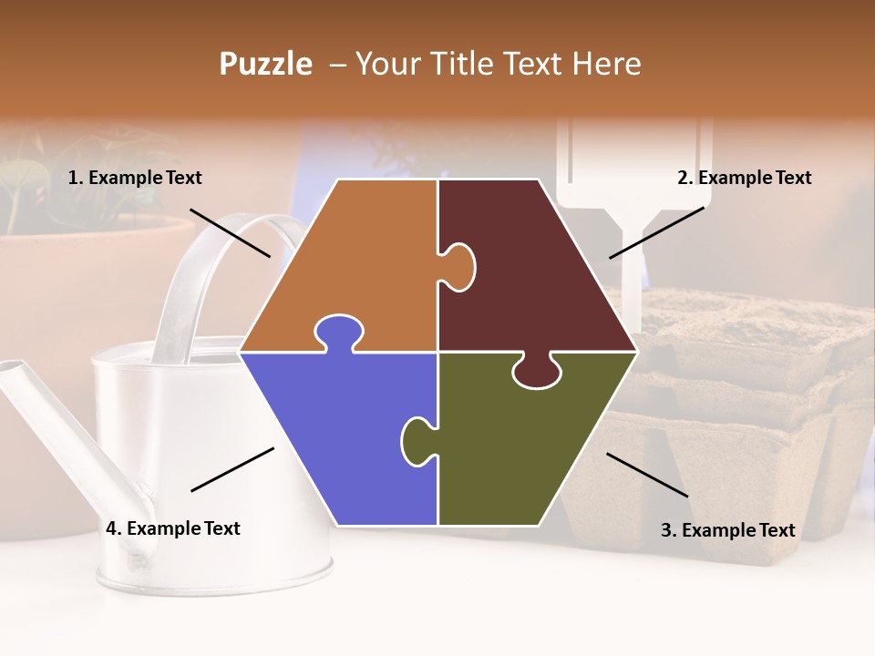 Symbol Gain Market PowerPoint Template