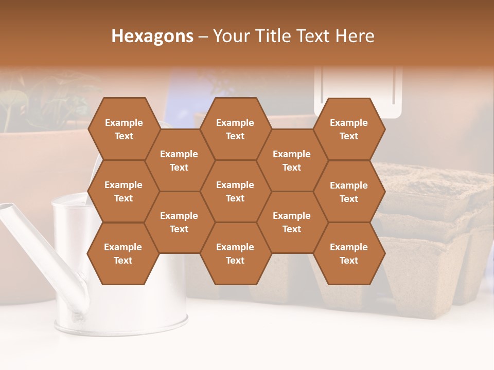 Symbol Gain Market PowerPoint Template