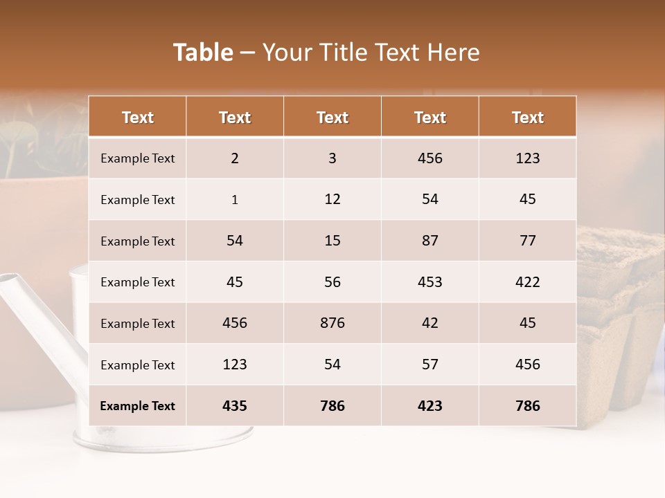 Symbol Gain Market PowerPoint Template
