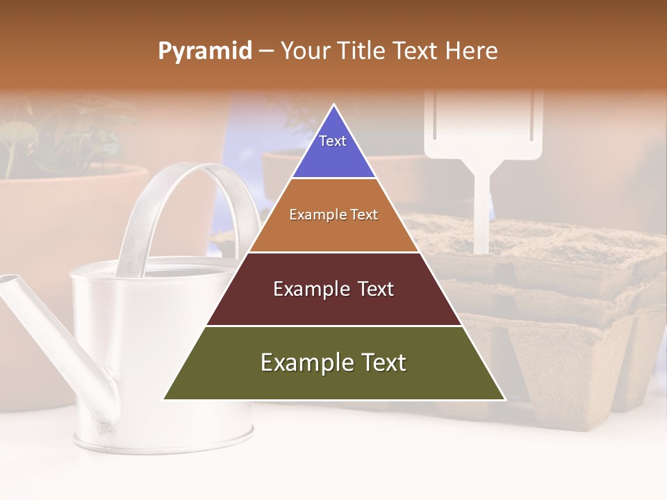 Symbol Gain Market PowerPoint Template
