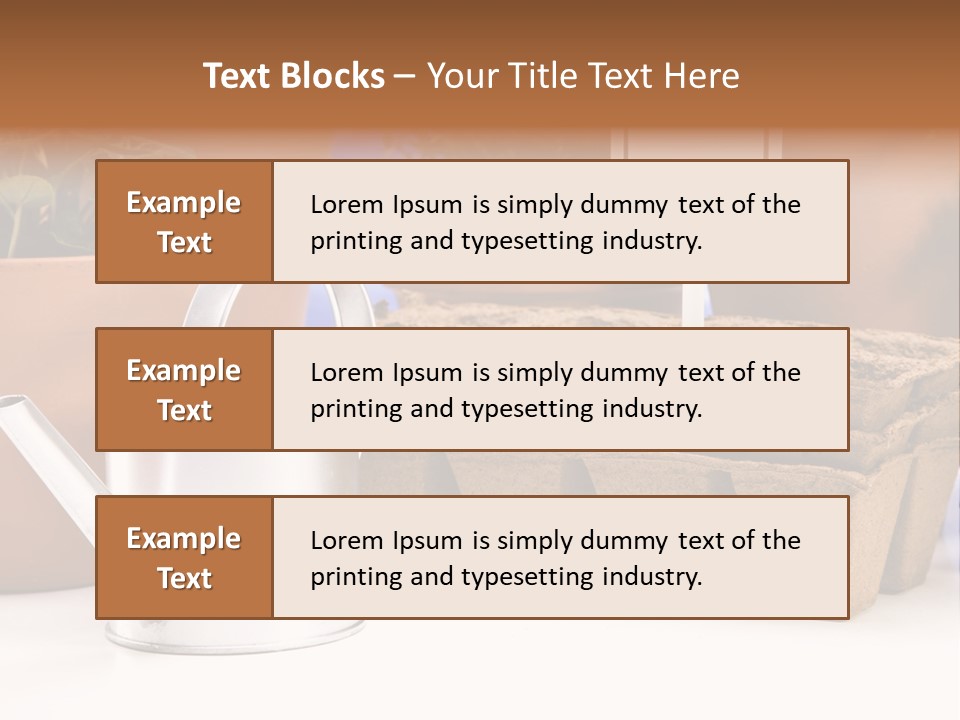 Symbol Gain Market PowerPoint Template