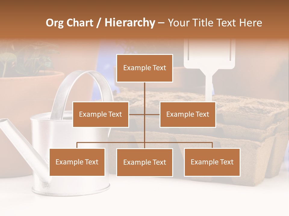 Symbol Gain Market PowerPoint Template