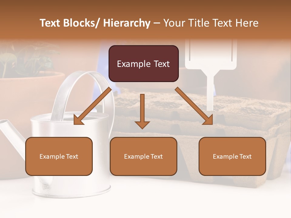 Symbol Gain Market PowerPoint Template