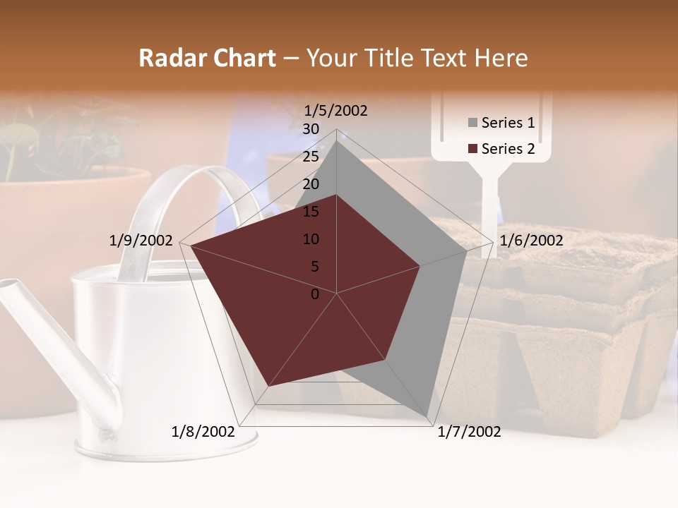 Symbol Gain Market PowerPoint Template