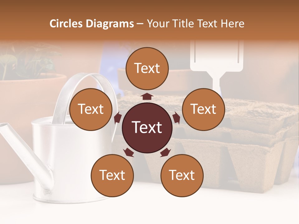 Symbol Gain Market PowerPoint Template