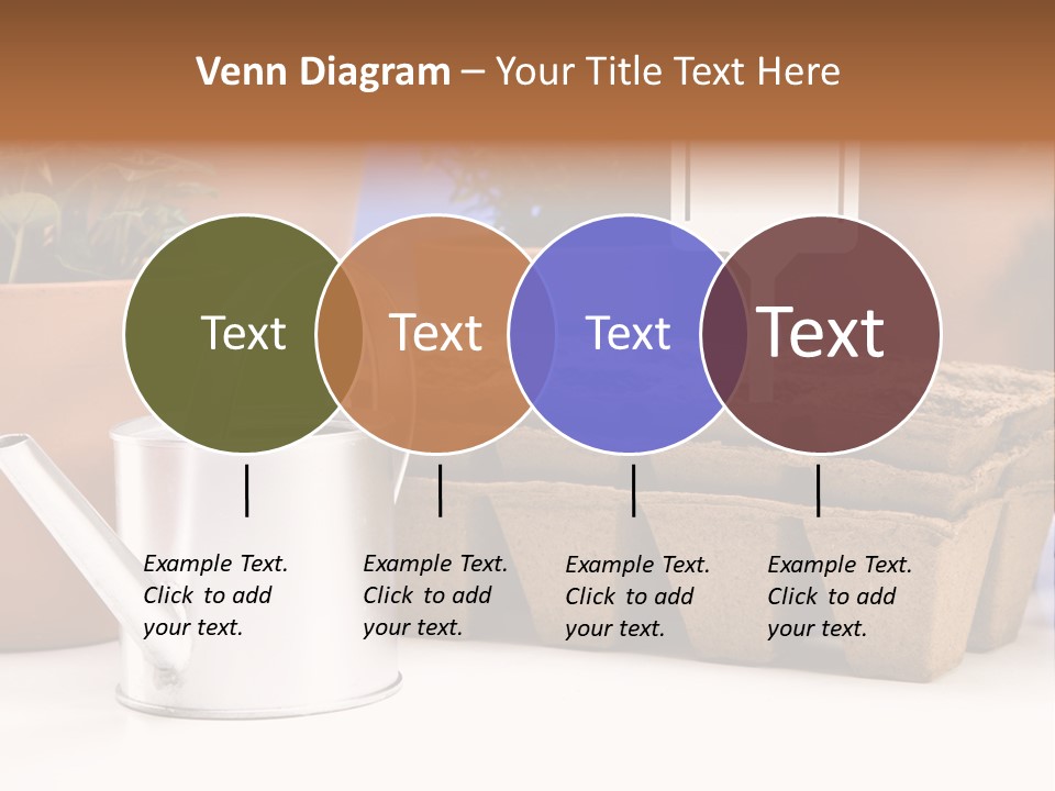 Symbol Gain Market PowerPoint Template