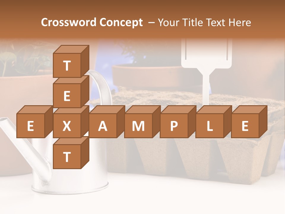 Symbol Gain Market PowerPoint Template