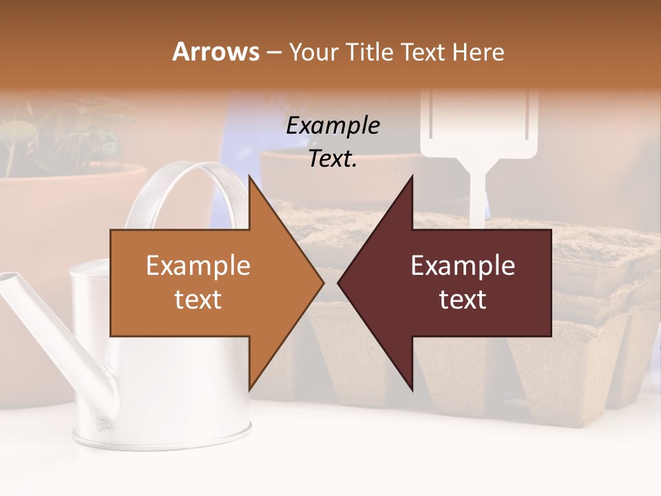 Symbol Gain Market PowerPoint Template