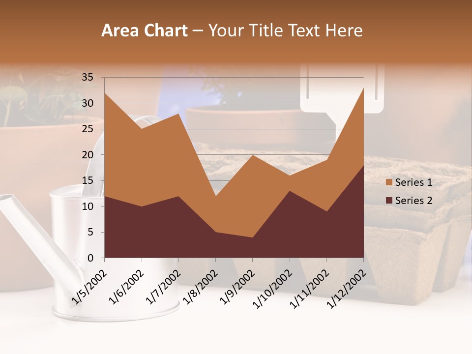 Symbol Gain Market PowerPoint Template