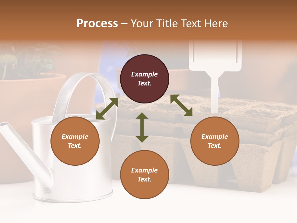 Symbol Gain Market PowerPoint Template