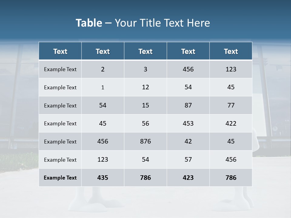 Background Suit Blue PowerPoint Template