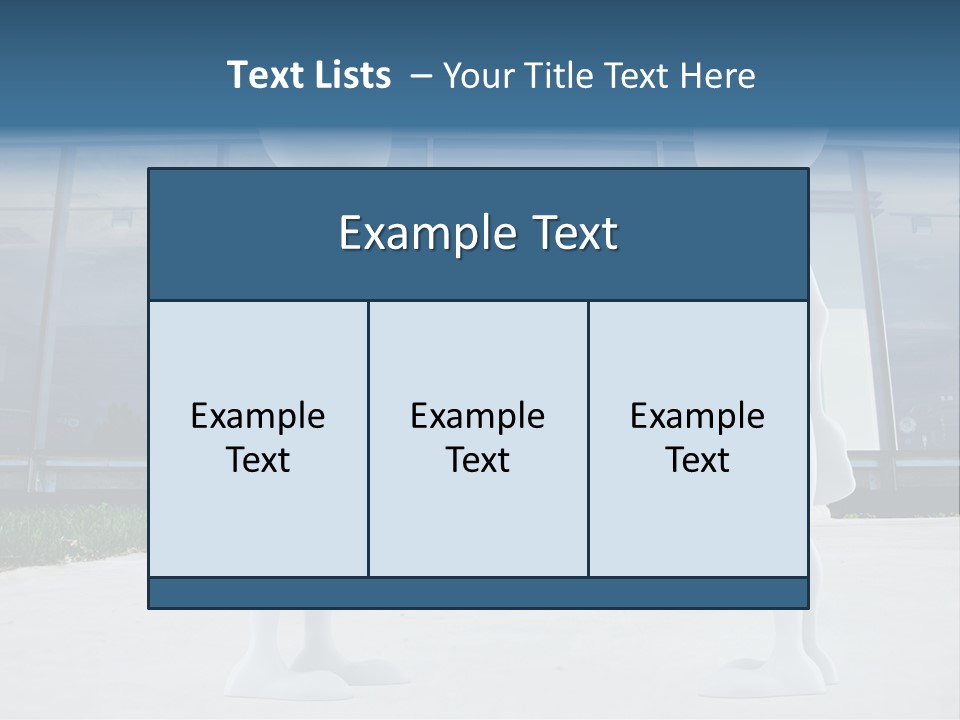 Background Suit Blue PowerPoint Template