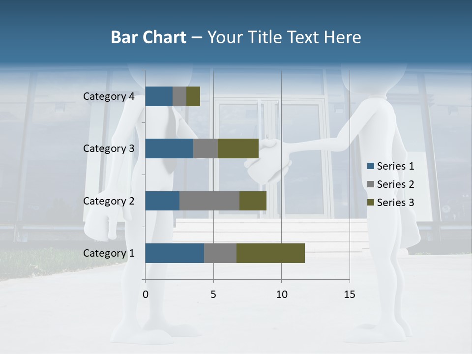 Background Suit Blue PowerPoint Template