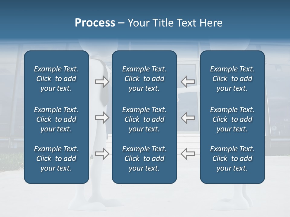 Background Suit Blue PowerPoint Template