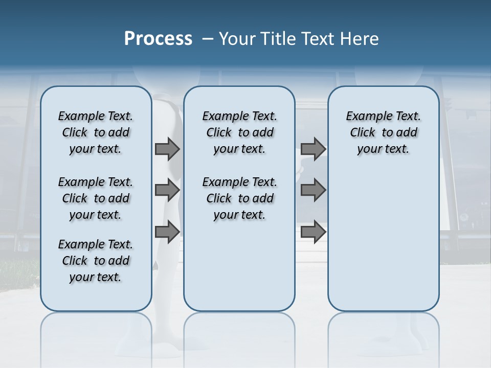 Background Suit Blue PowerPoint Template